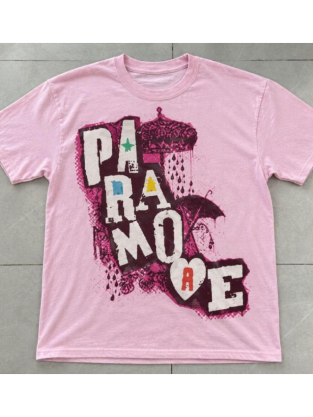 Paramore Band Light Pink